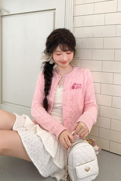 スイートガーリーニットカーディガン