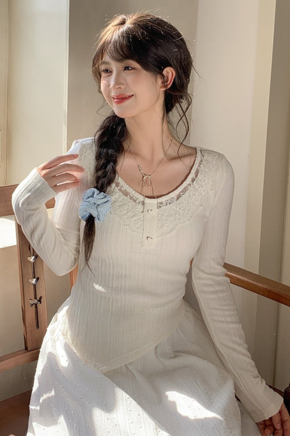 スイートスリムアシメトップス