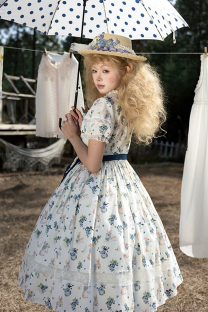 ベニーズブルーベリーガーデンロリータジャンパースカート+ドレス+インナーシャツ