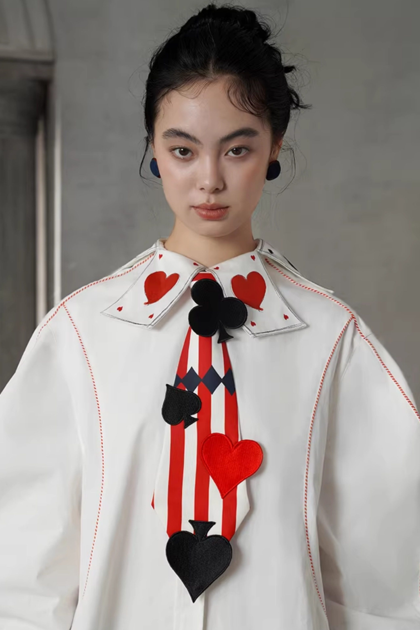 トランプファンタジーカラーブラウス