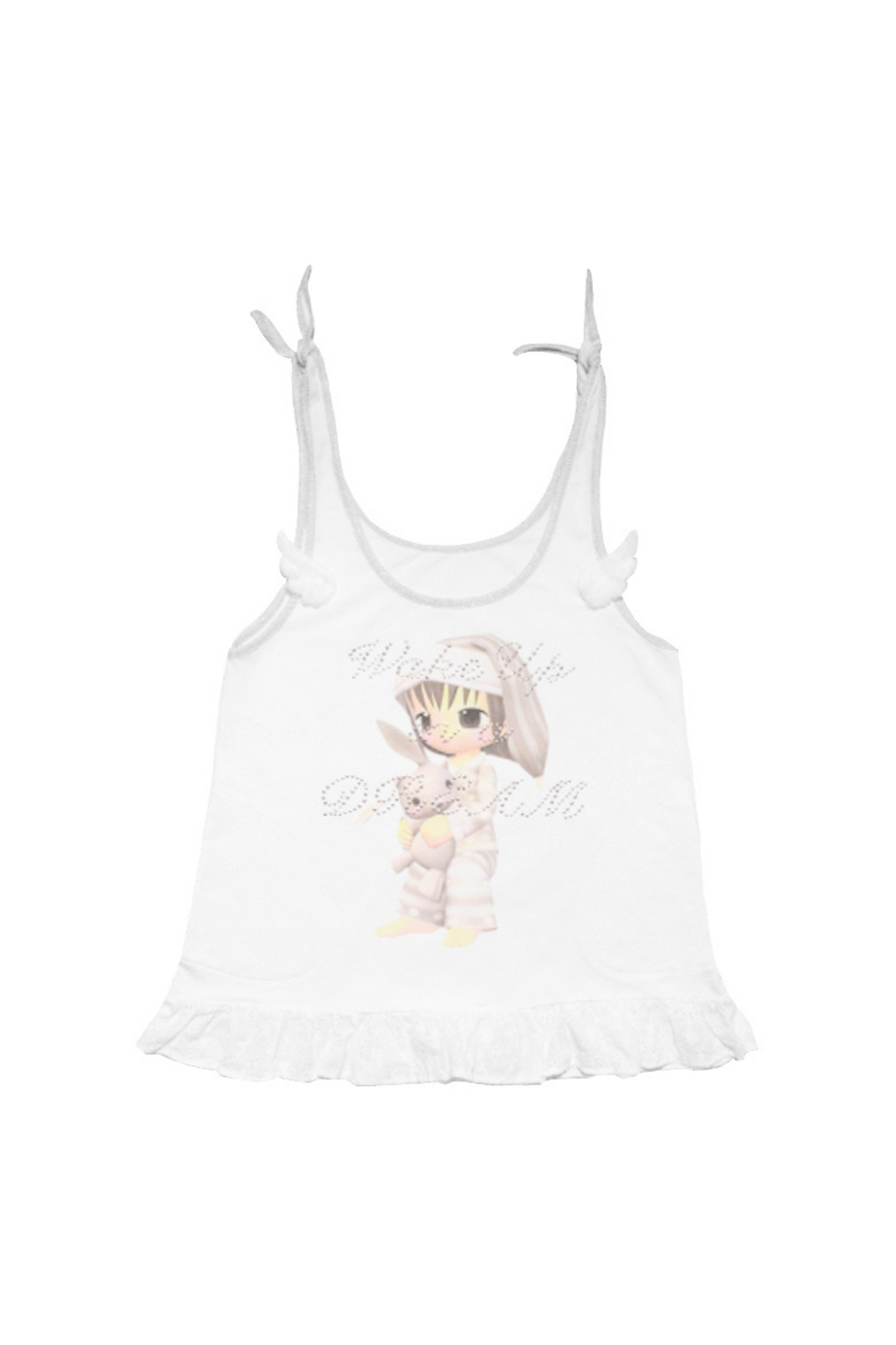 ウィング レーススリムノースリーブワンピース