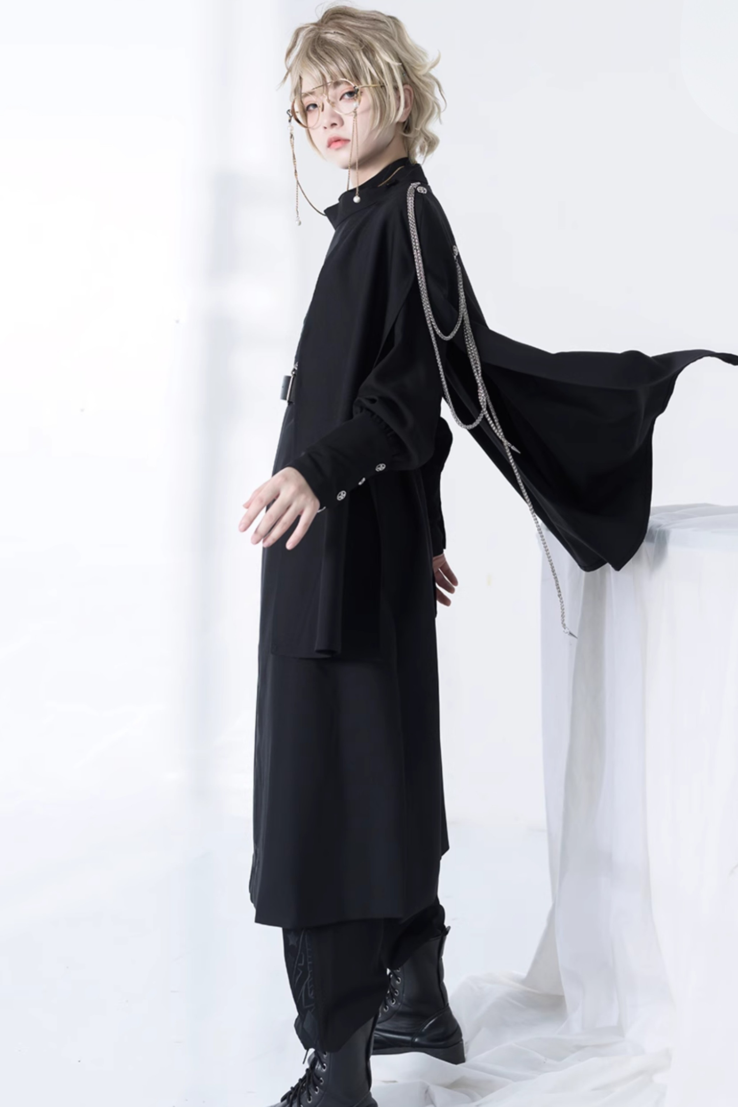 レトロ皇子ハンサムロングショール