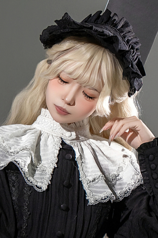ダークゴシックフェイクカラー+ボンネット