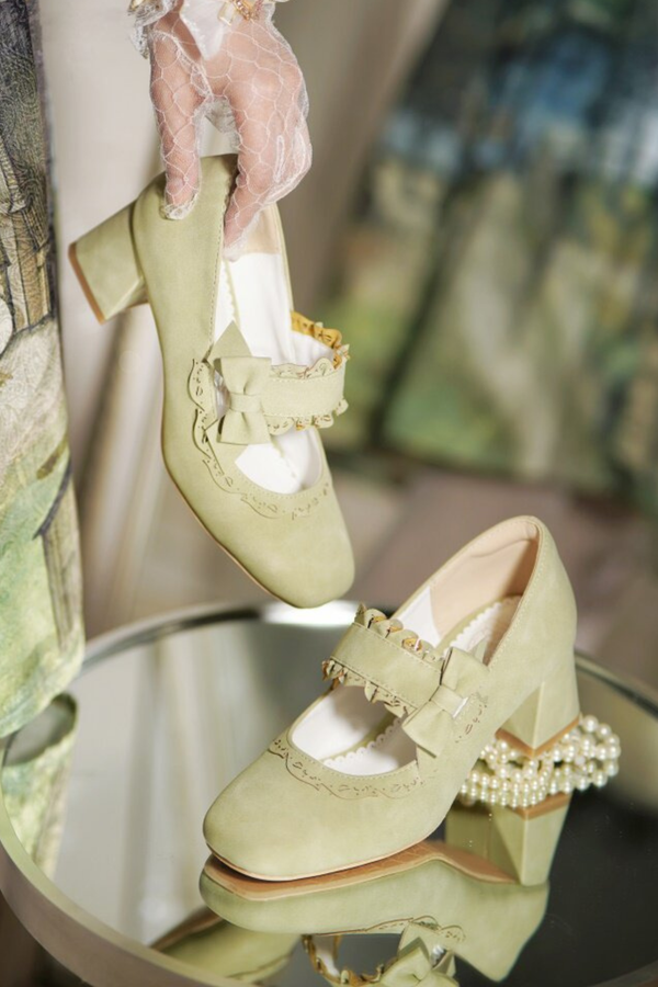 Butterfly Mid-Heel Lolita Shoes