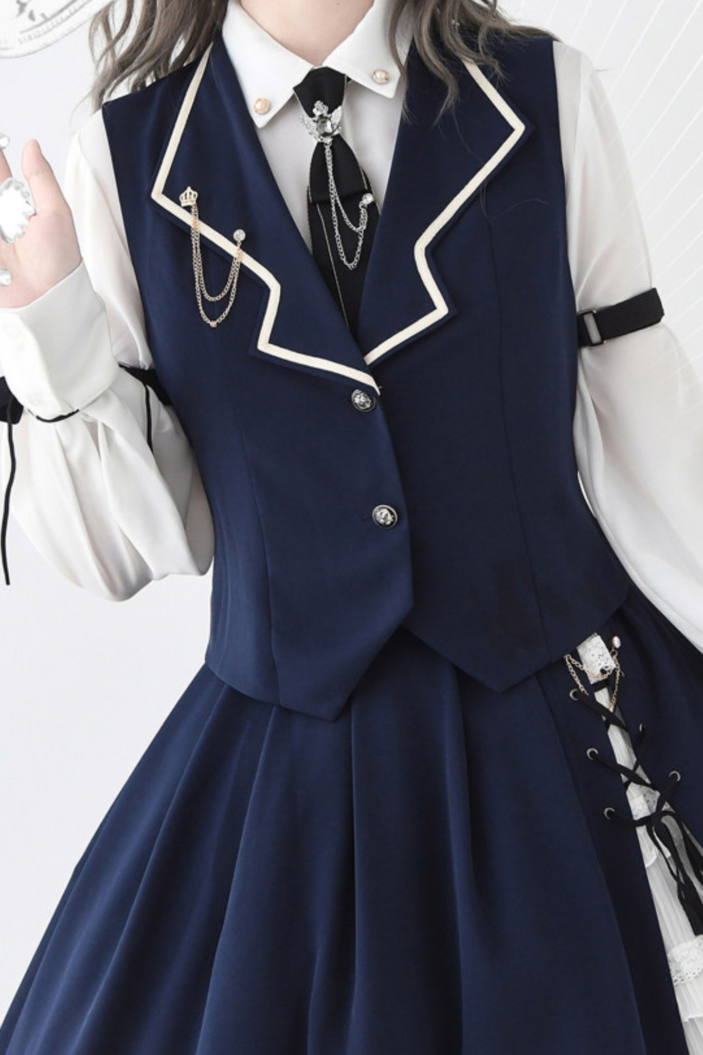 Western Fantasy Cloak Vest + Cape + Skirt + Shirt