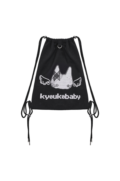 Hoodie Loose Top + Pants + Bag + Ribbon + Leg Warmers