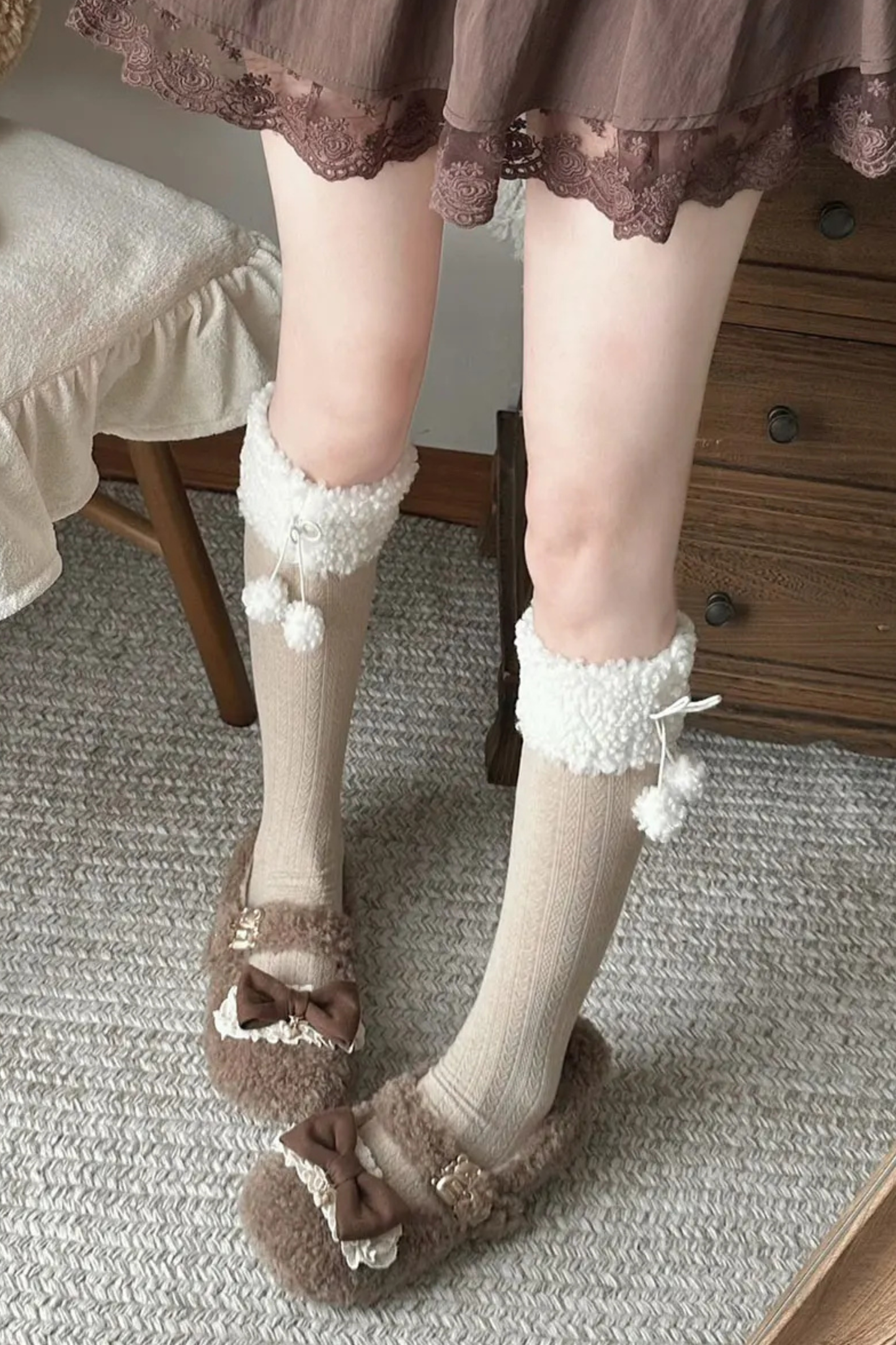 Sheep Puff Winter Shoes
