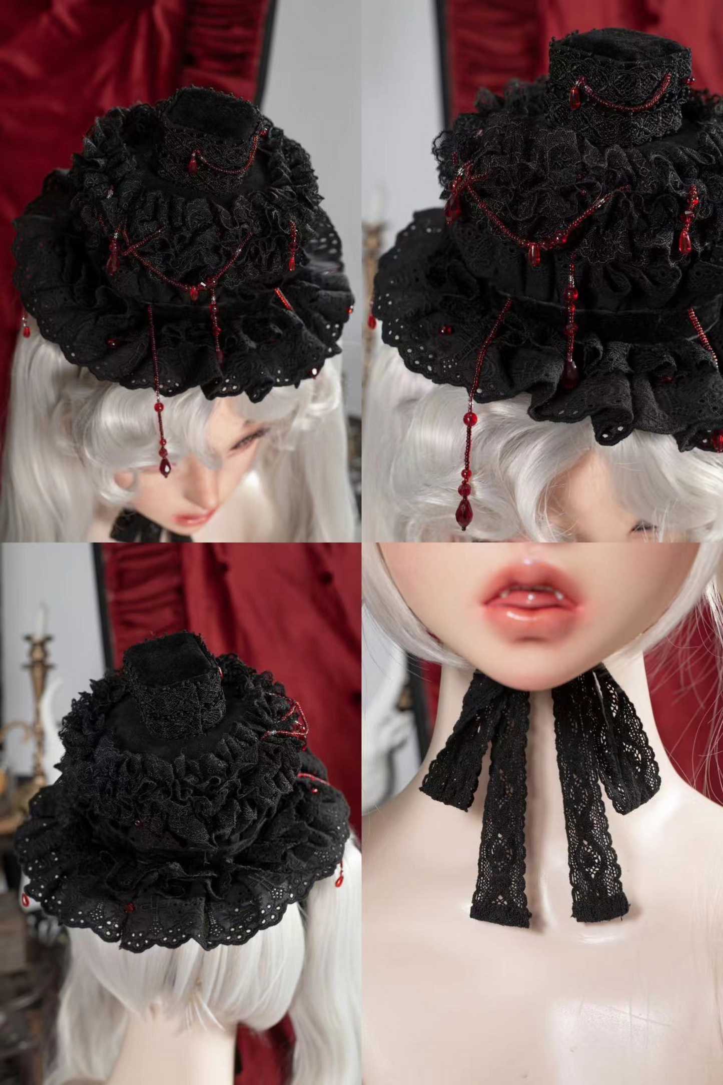 Cotton Frill Lolita Accessory Set