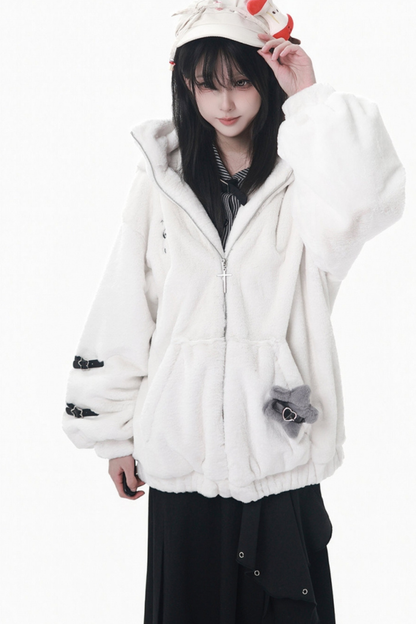 クマフードスターショートコート