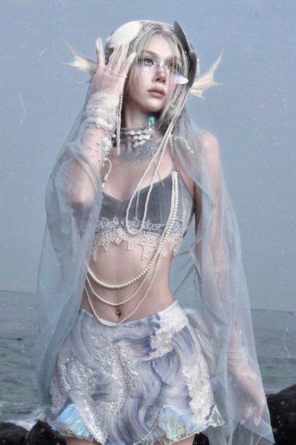 Velvet Pearl Lace Camisole