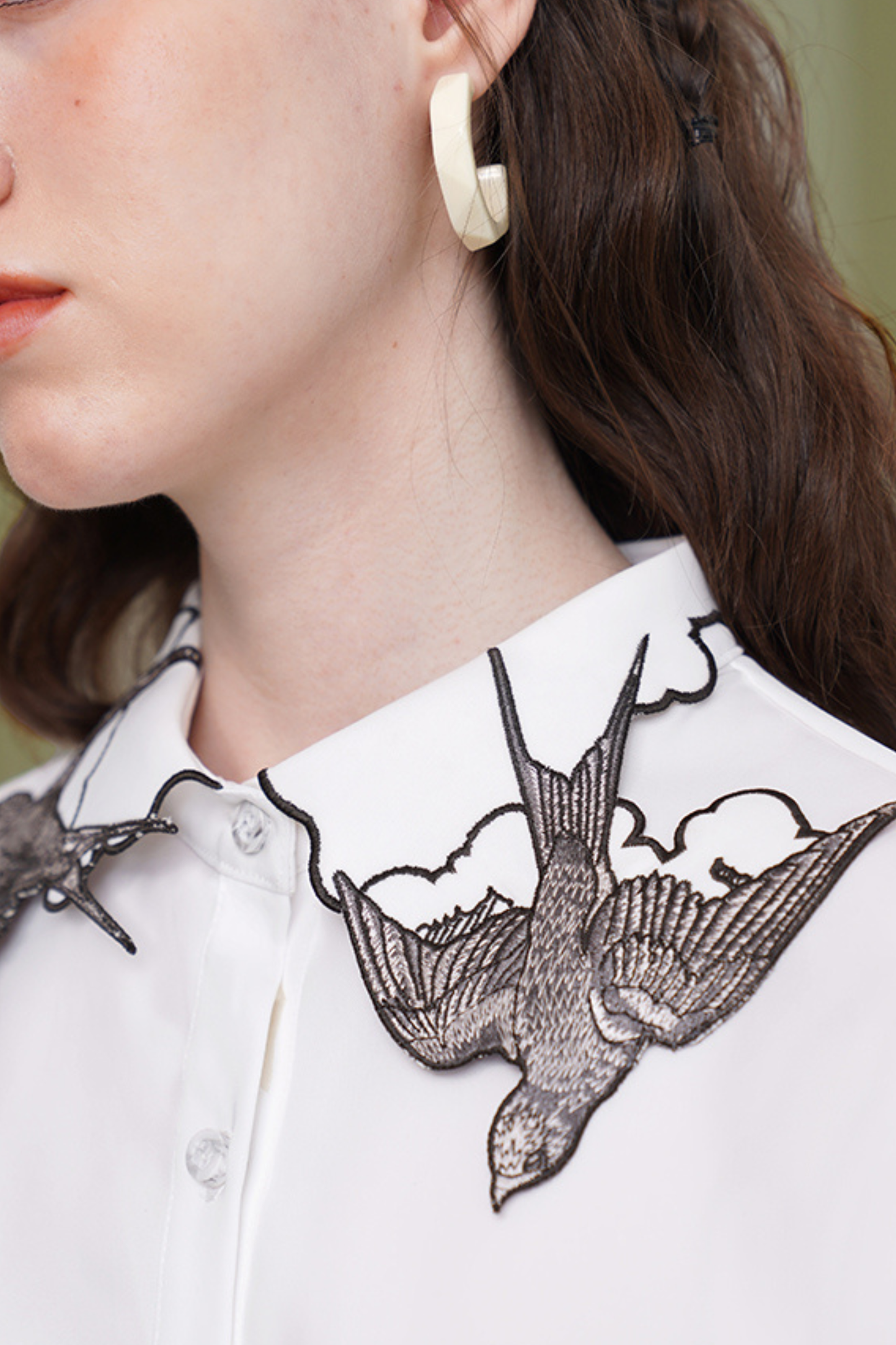 バードカラーモードシャツ