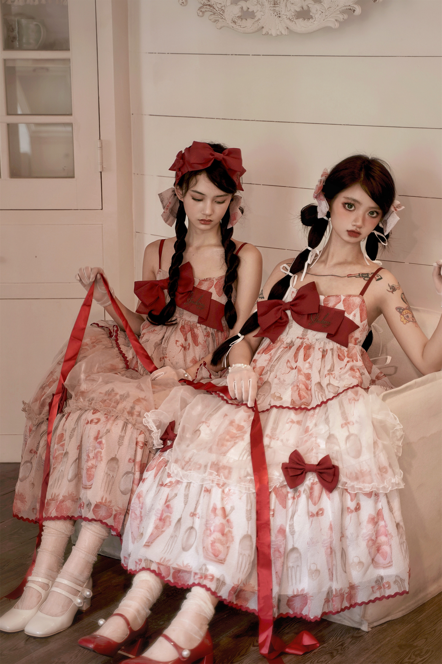 ストロベリーボックスロリータキャミソールドレス