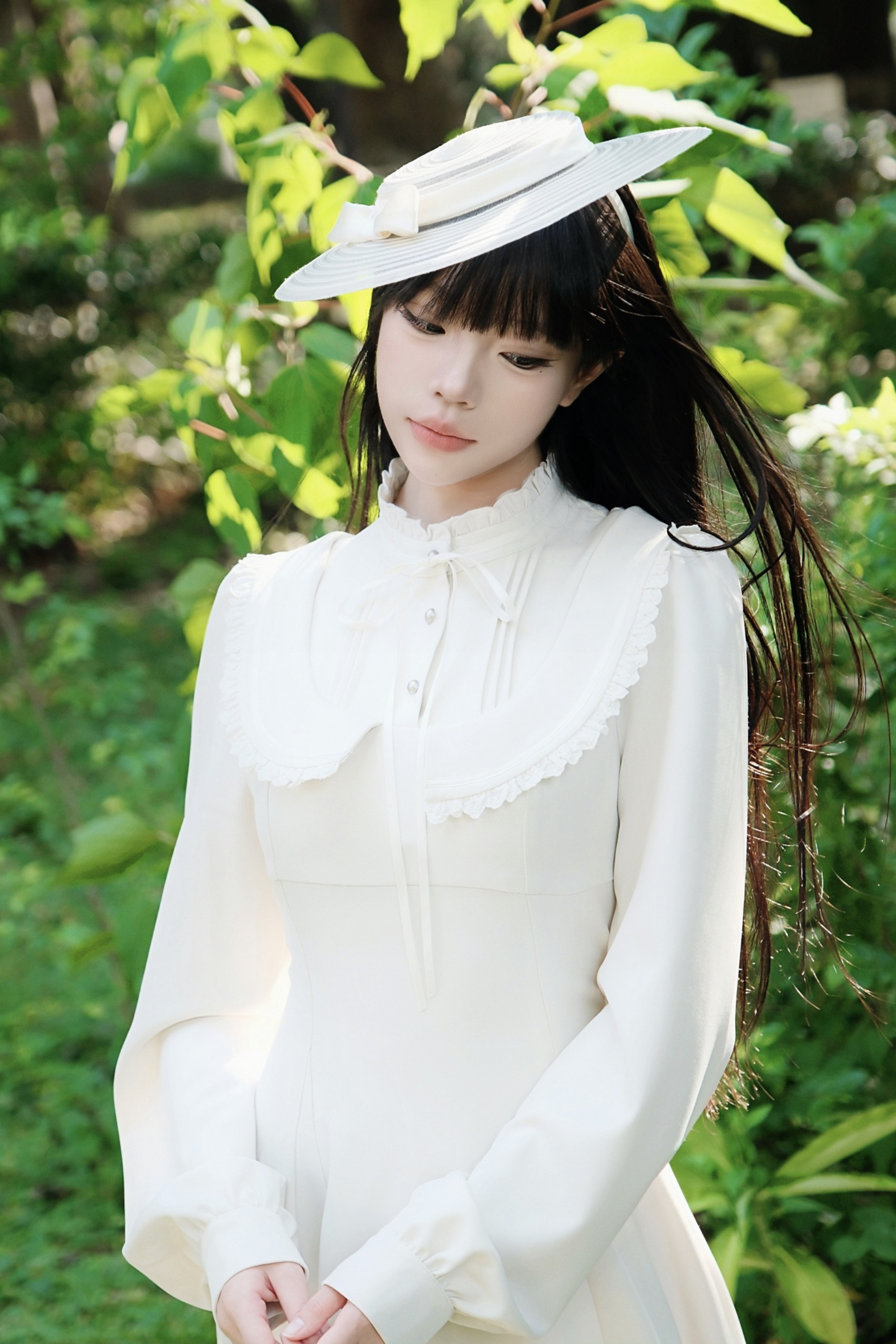 マグルフランスヴィンテージ レースドレス