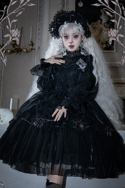 [Reservation Product] Gothic Girl Design Maria Sword Lolita Dress Set