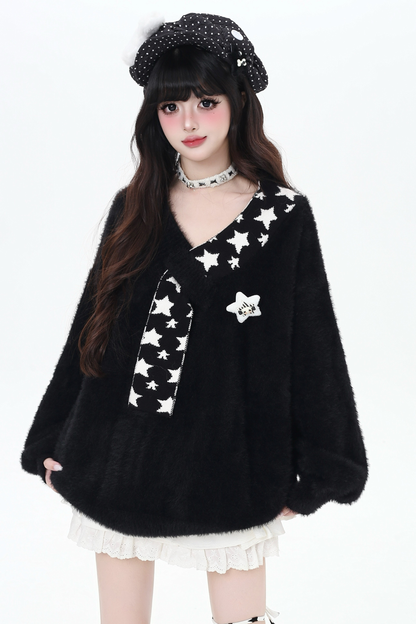 Star Design Loose Top