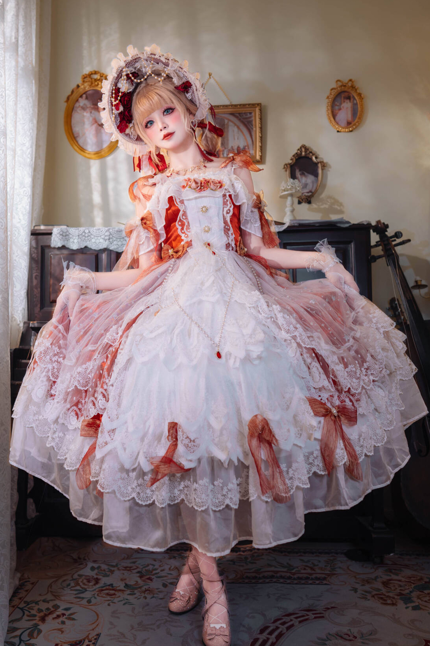 スイートガーリープリンセスロリータドレス