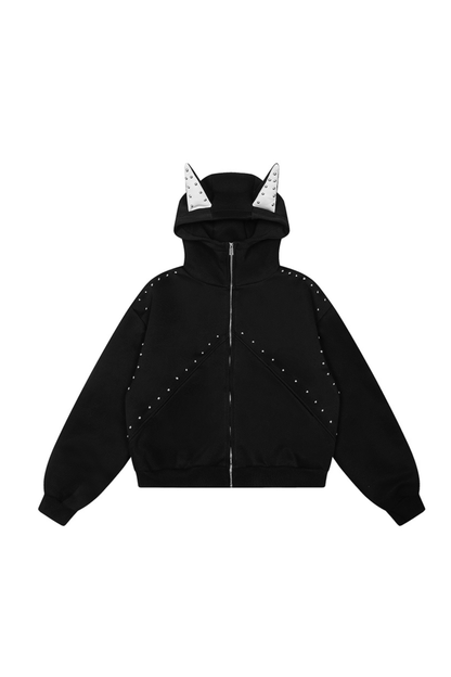 Cyberpunk Cat Ear Hooded Jacket