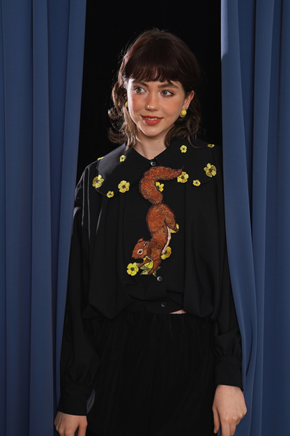 リスフラワーネクタイ