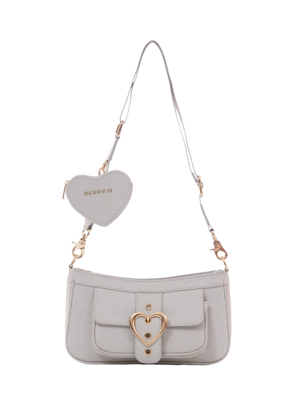 Heartling Belt Wan Shoulder Crocodile Bag