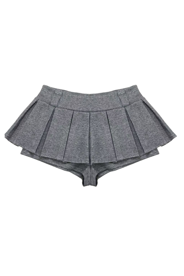 Pleated Skirt with Shorts
