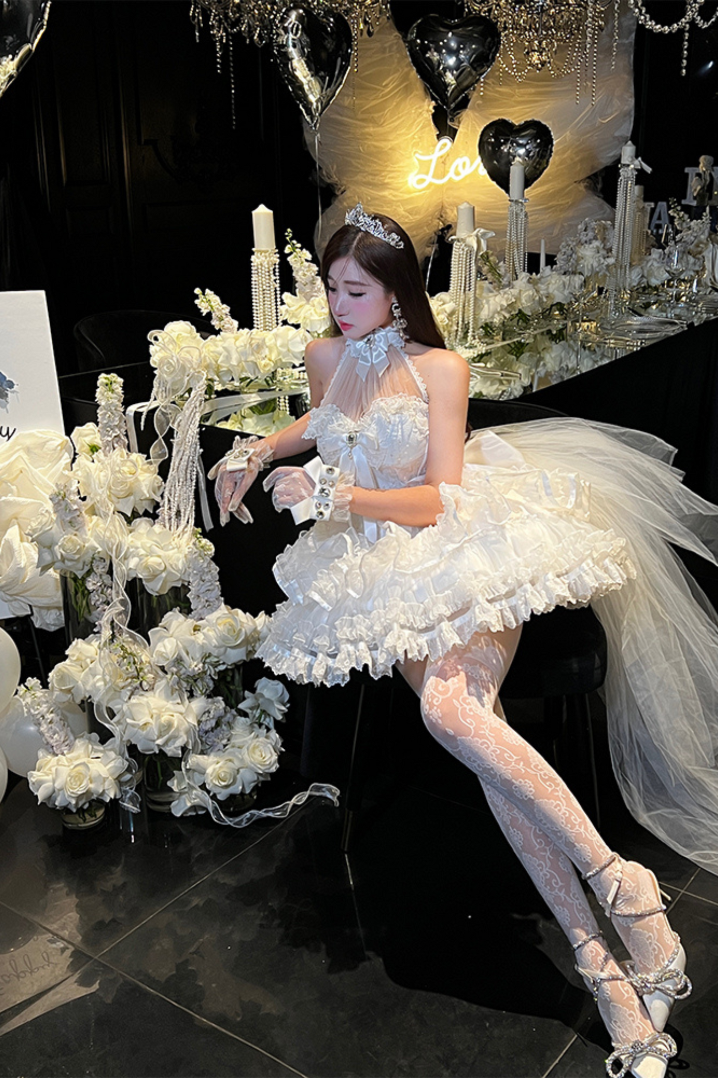 Short Swan Lolita Dress