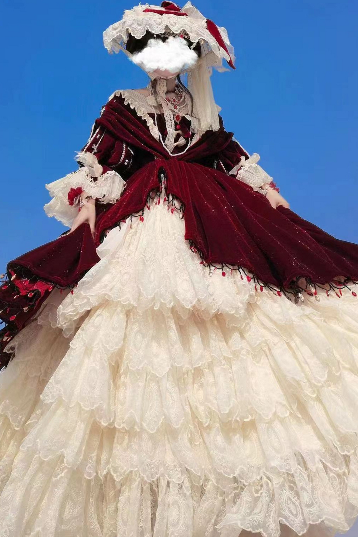 Marguerite Frill Petticoat Skirt