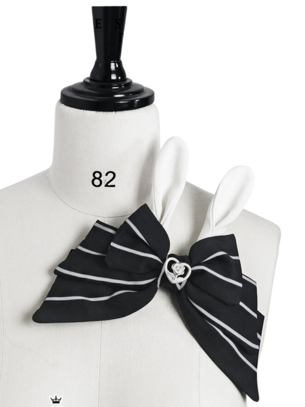 Rabbit Theatre Block Check Lolita Shirt Pants Waistband All Setup [Reserved Item].