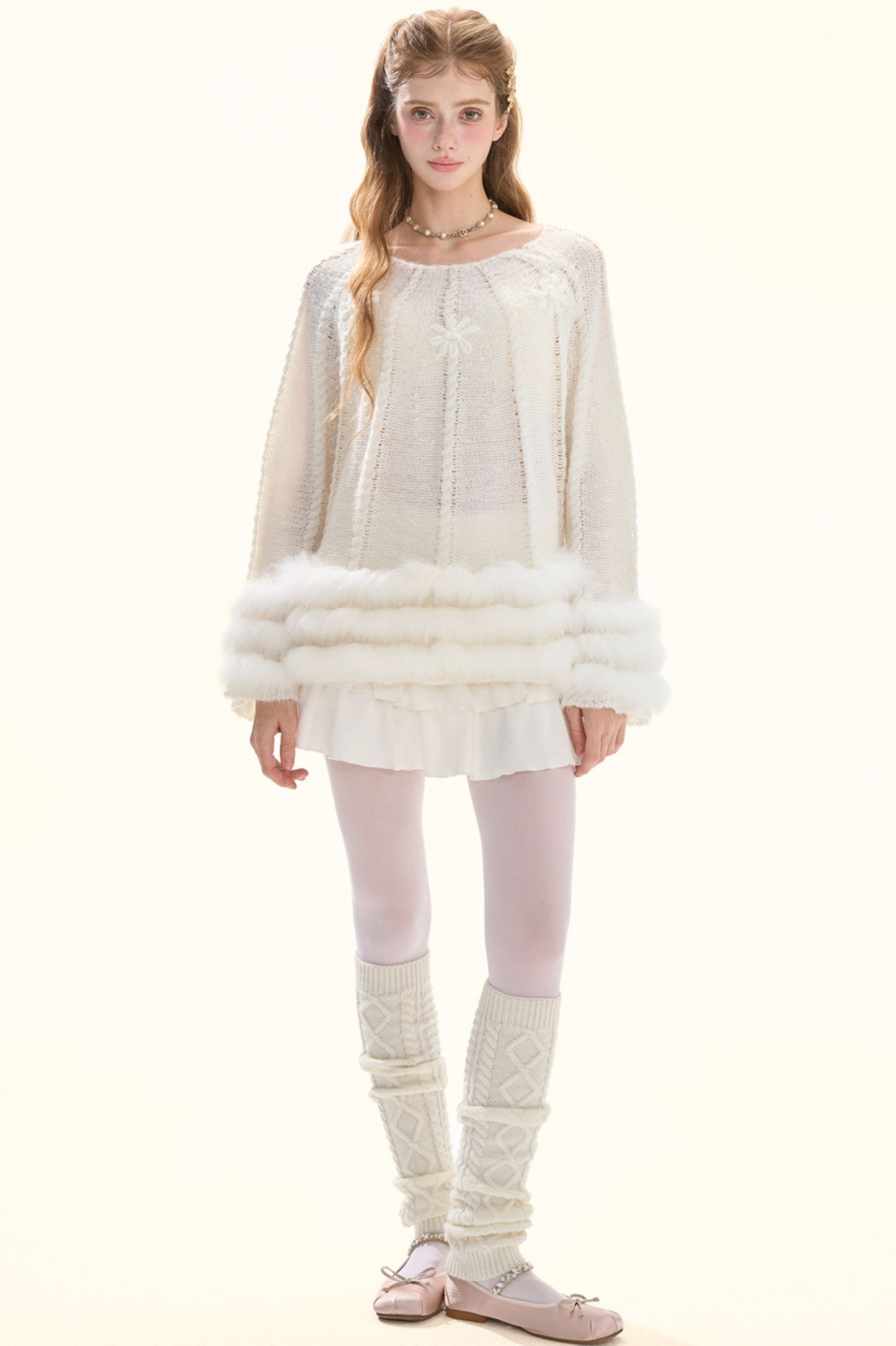 ムーンライトワルツピュアホワイトトップス