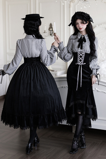 Fishtail Dress + Flare Dress + Hat + Hairband