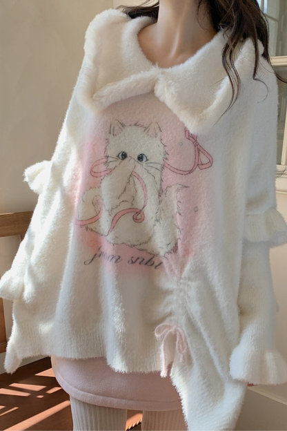 スイートキャットニットセーター