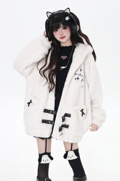 Furrouz Cat Ear Hooded Coat