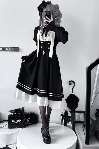 Gothic Little Black Black Dress