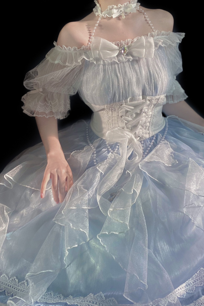 Sheer Blue Mermaid Lolita Dress
