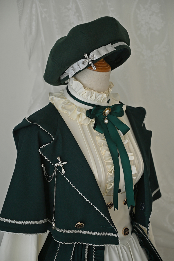 スターアカデミードレス+ケープ+シャツ+ハット+カチューシャ