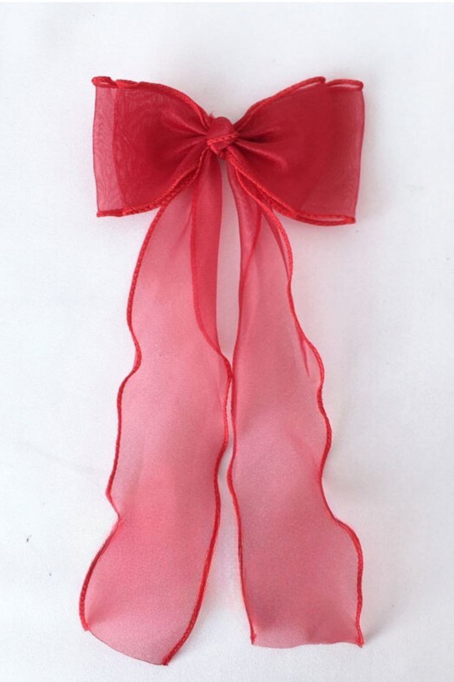 チュールリボンヘアピン