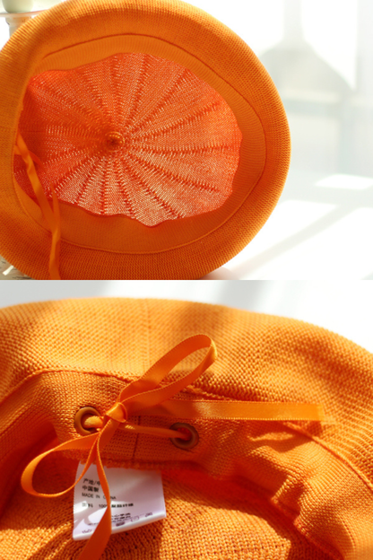 アップルオレンジベレー帽