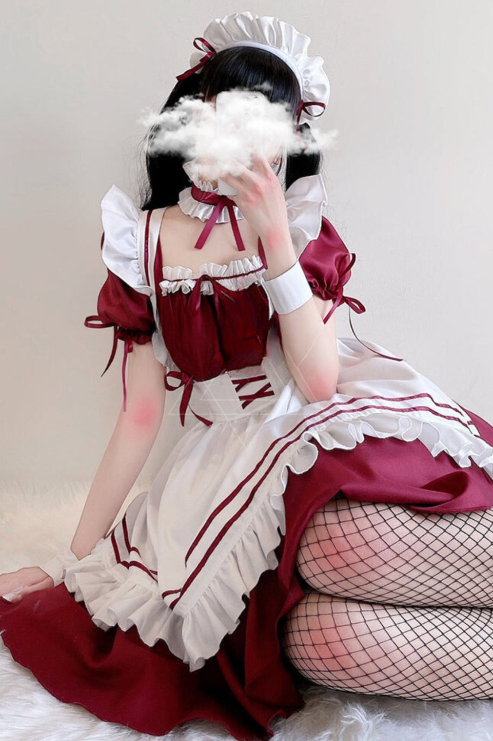 Large Size Loli Maid Cosplay Set