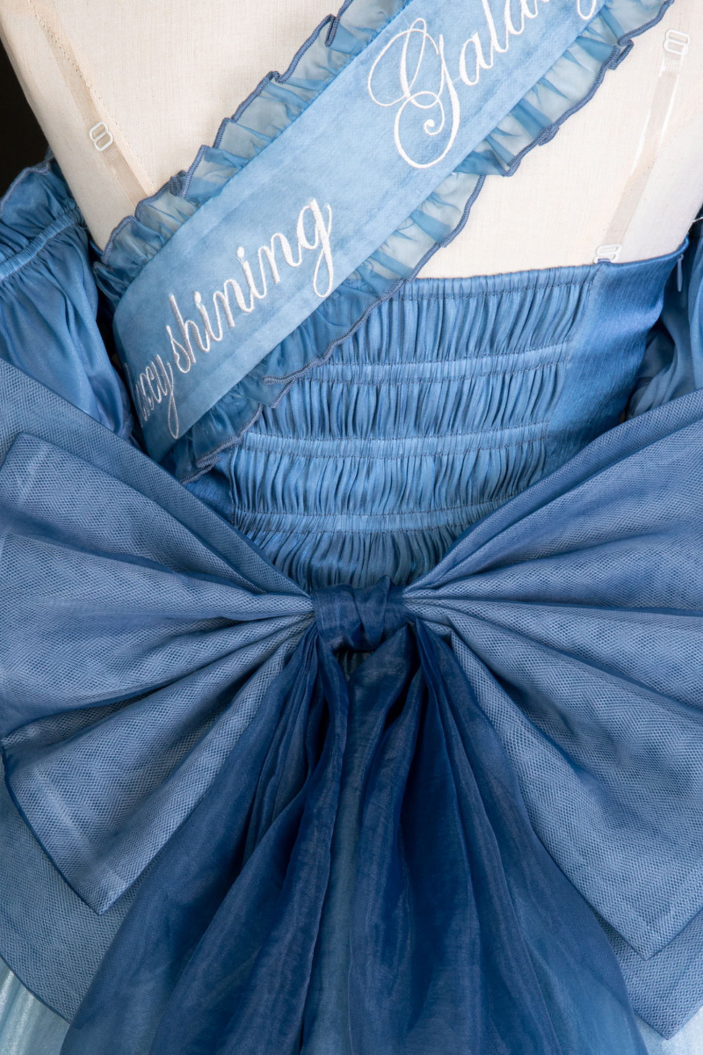 Blue Swing Fairy Puffy Dress + Sleeve + Ribbon