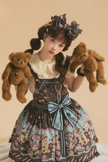Dream Chocolate Bear Lolita Dress