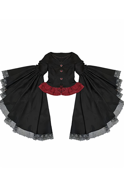 Gothic Gradient Gothic Skirt + Top + Cardigan + Shirt