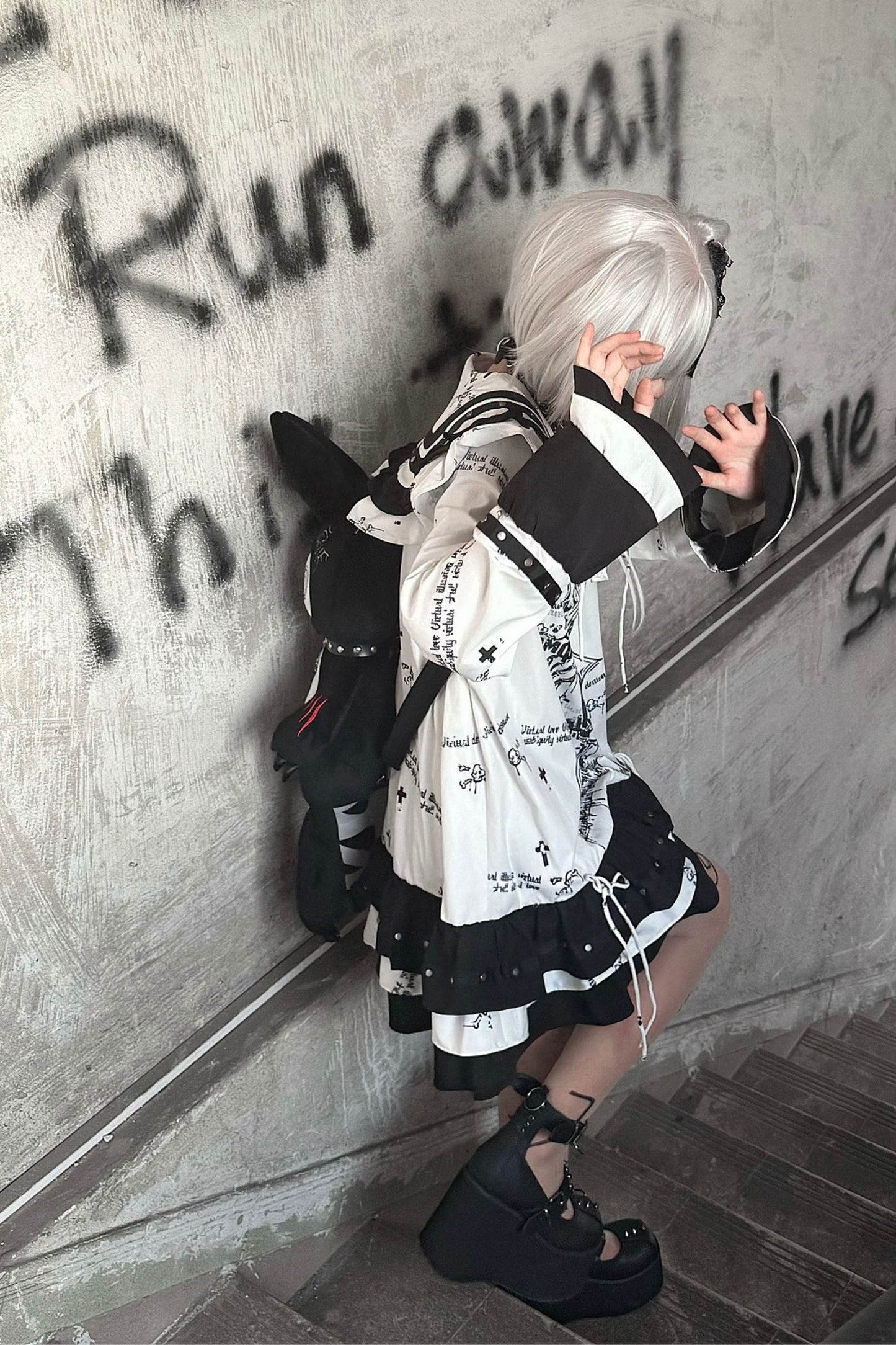 ダークサブカルチャーベイブスセーラードレス