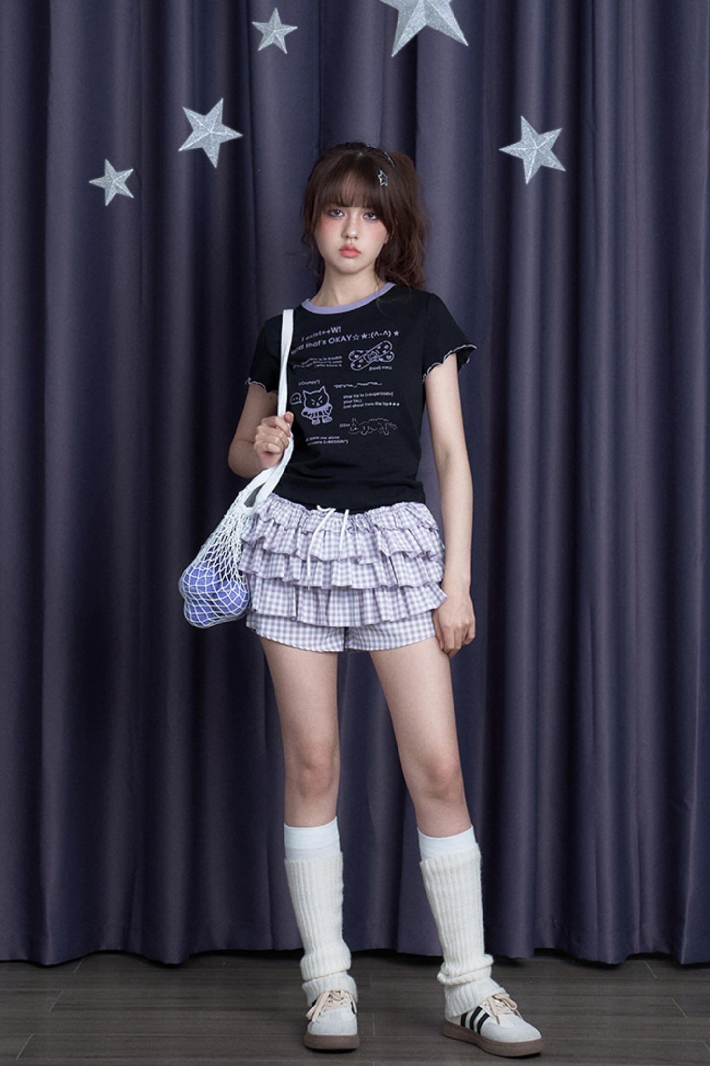 キュートブラーラーリボンTシャツ