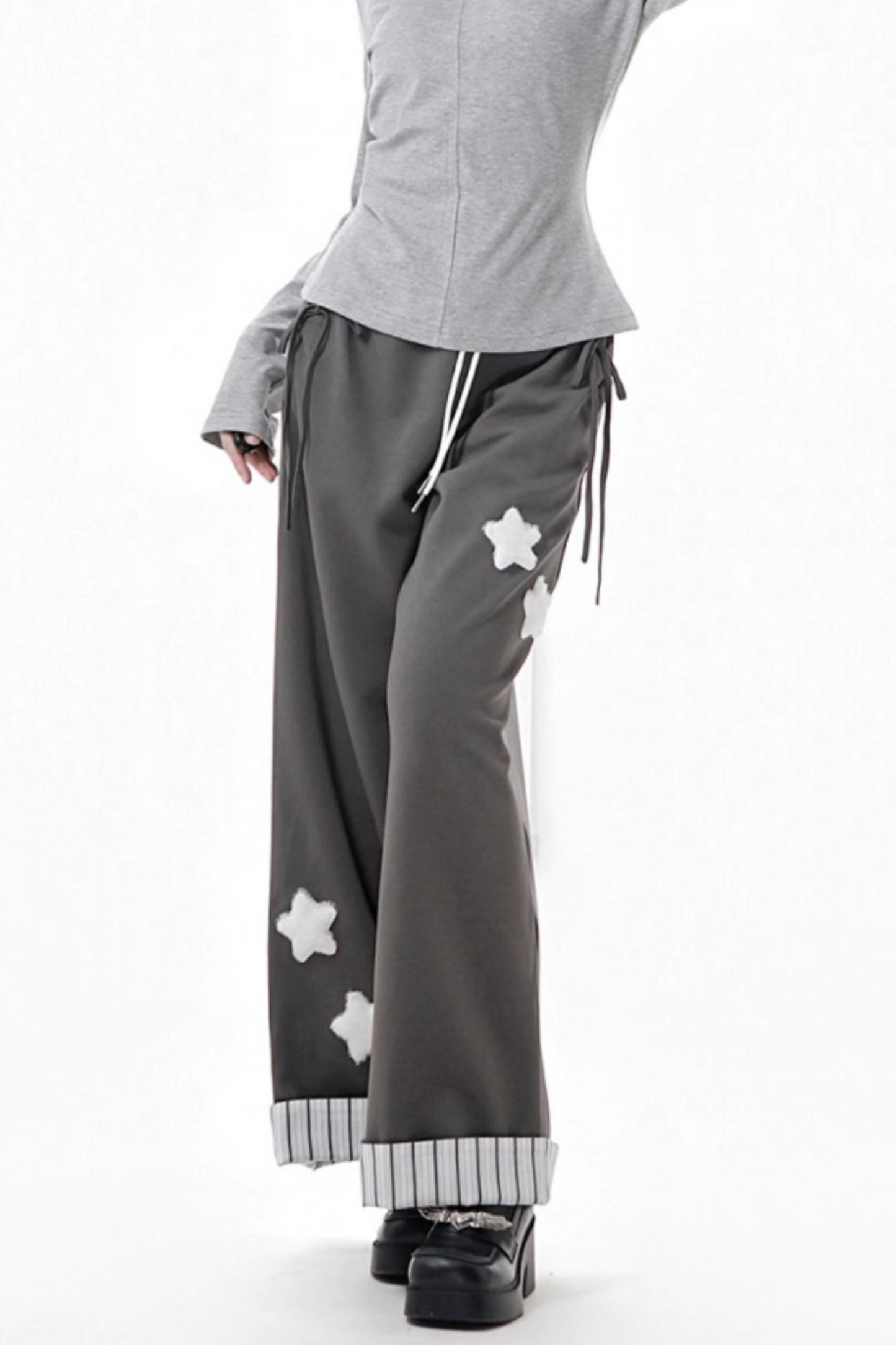 スターワッペンスウェットパンツ