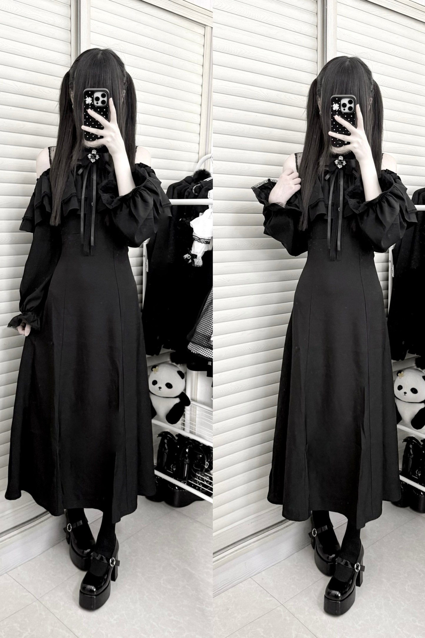 ミステリアダークロングドレス