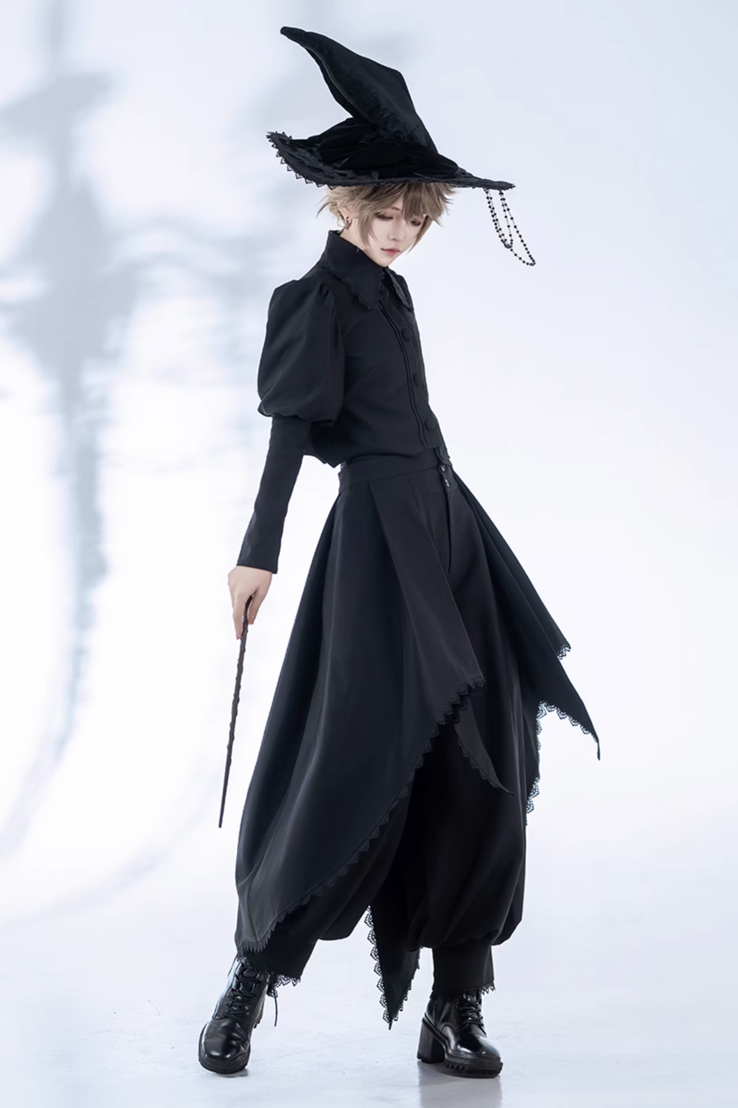 レトロゴシックロリータジャケット+パンツ