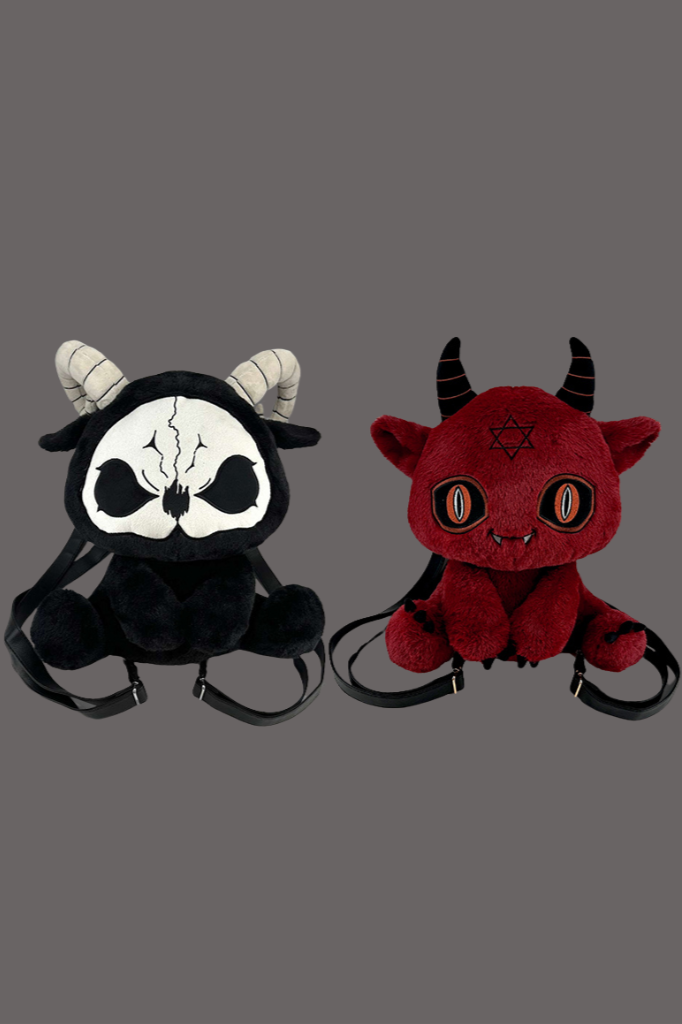 Death Black White & Red Devil Dark Punk Plashback Pack