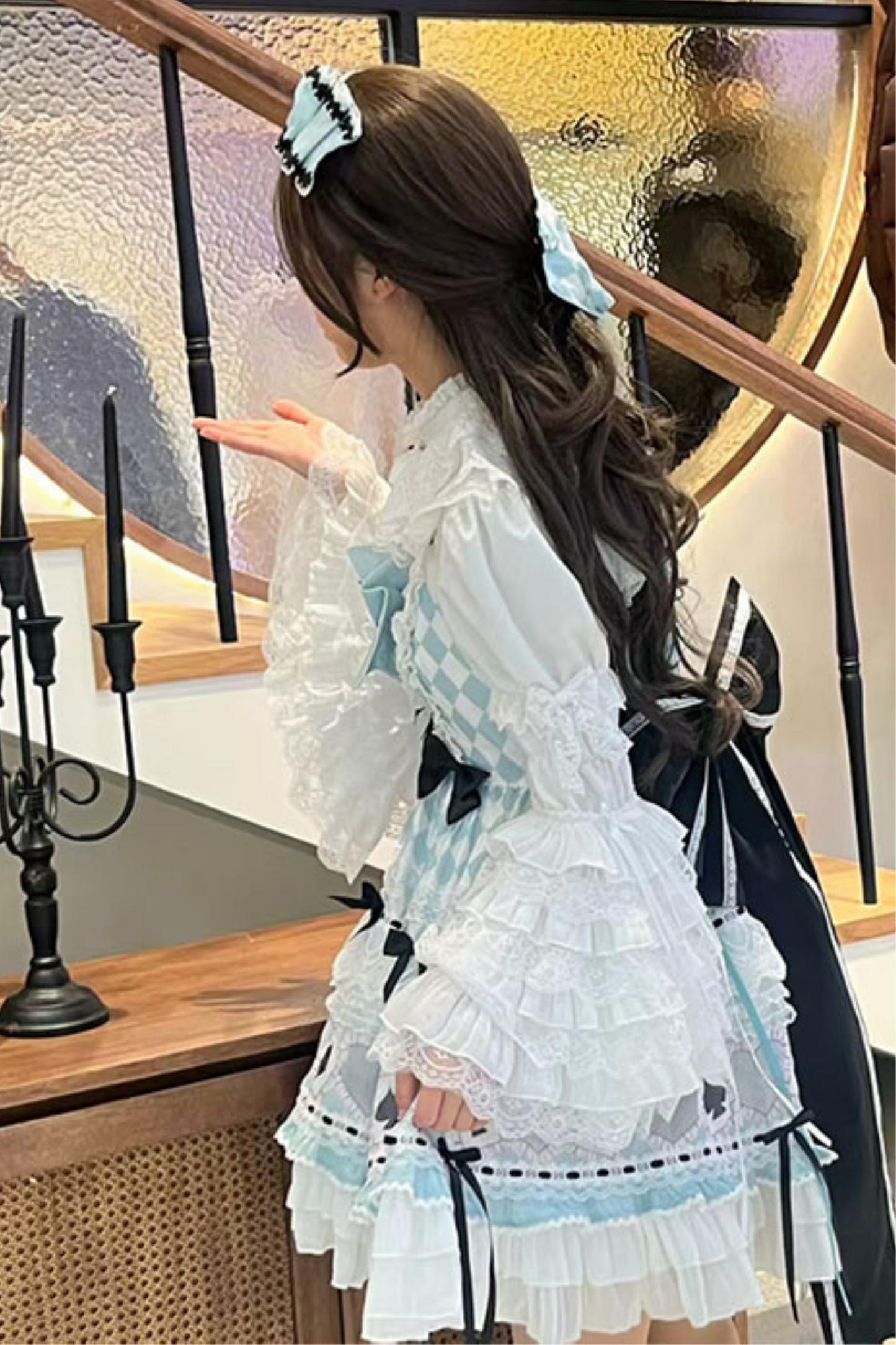 Mint Sweet Suspender Dress + Catsuit + Big Ribbon