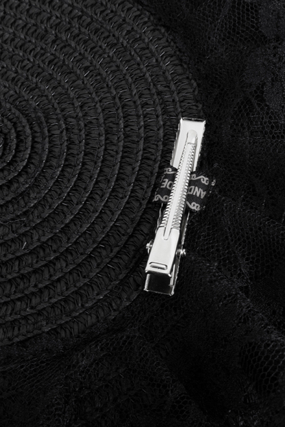 ゴシックレースフリルボンネット