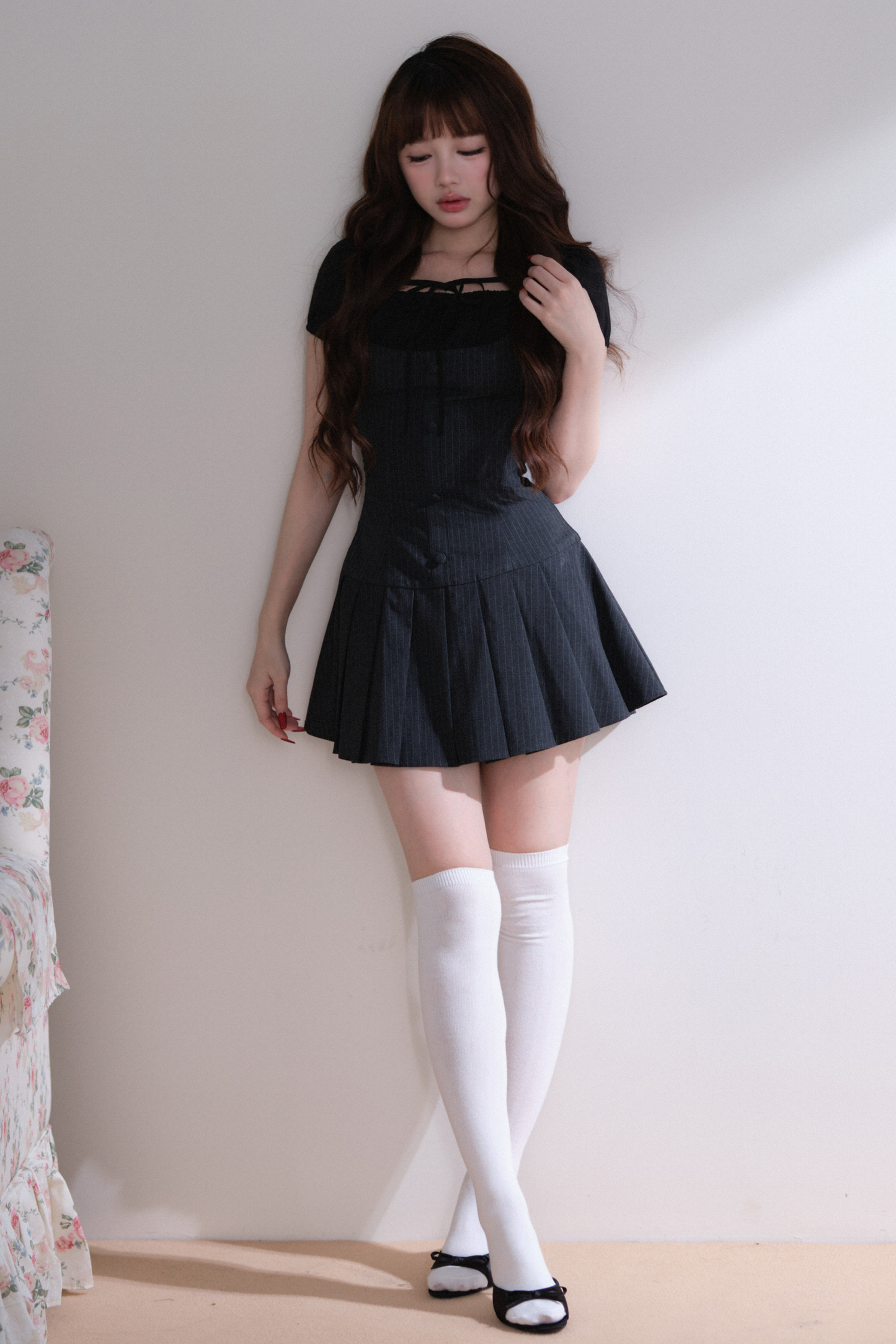 Robe à plis douce