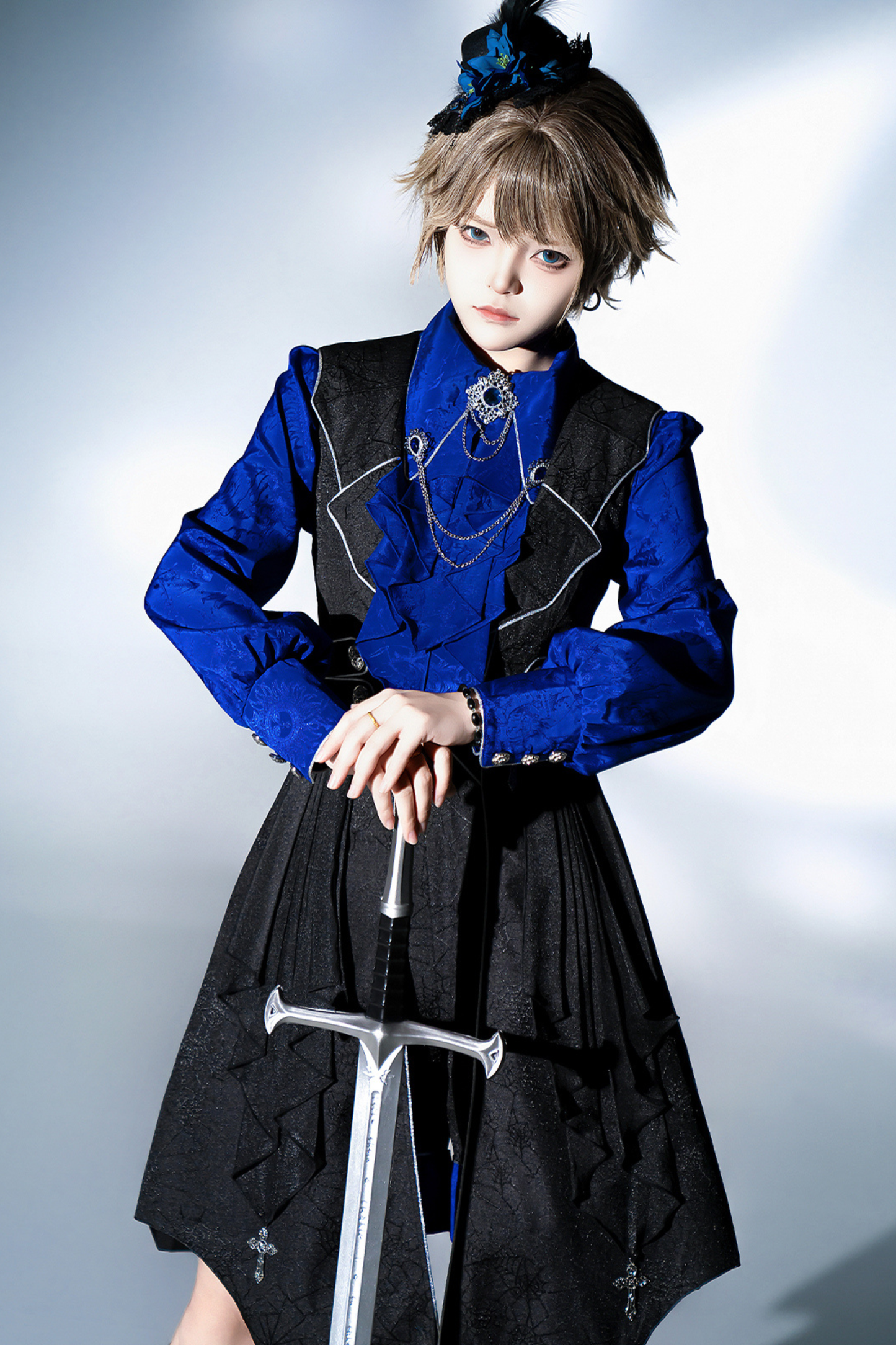 ムーンリットナイトシャツ+ベスト+ショートパンツ